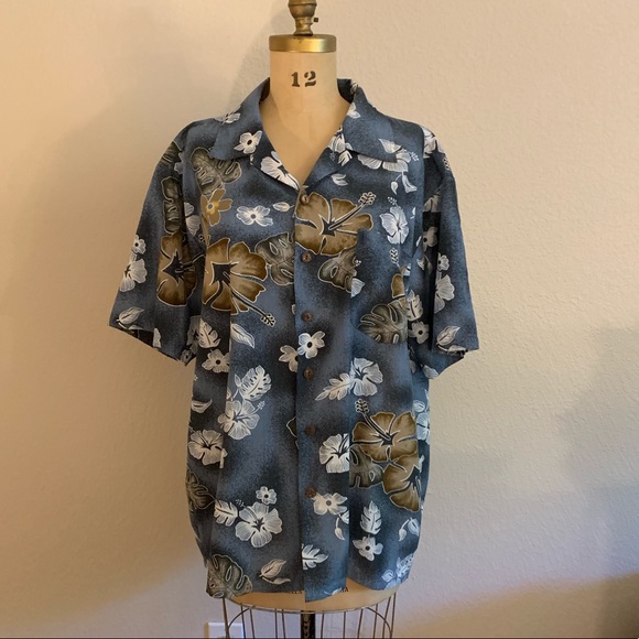 Round Bay Hawaiian Shirt, Sz XL - Picture 1 of 8